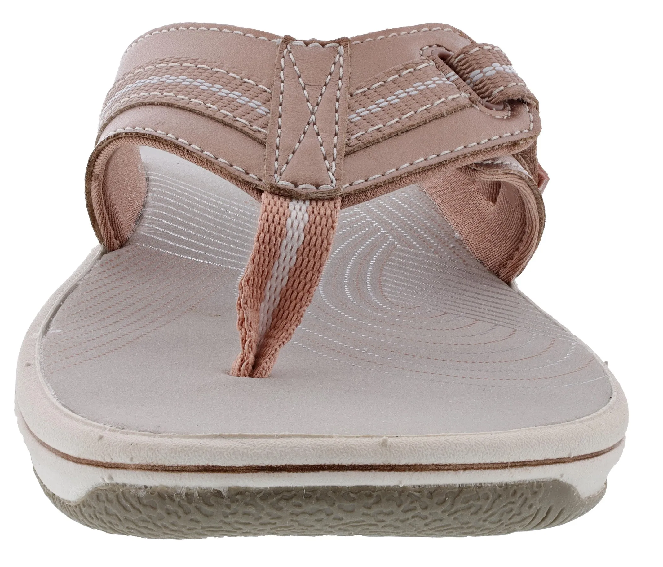 Clarks Women Cloudsteppers Walking Flip Flop Sandals Brinkley Jazz