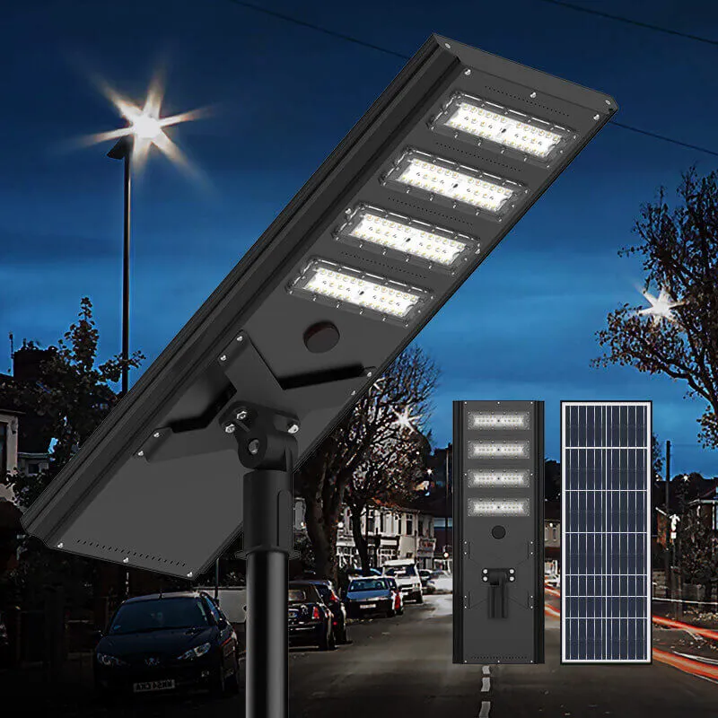 Commerical Solar Power LED Parking Lot Light - 2 Years Warranty