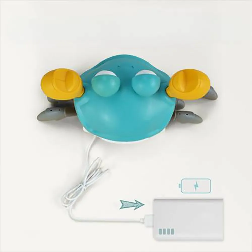 Crawling Crab Sensory Toy with Music and LED Light-USB Rechargeable