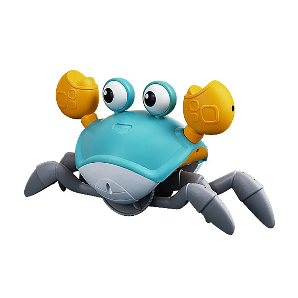 Crawling Crab Sensory Toy with Music and LED Light-USB Rechargeable