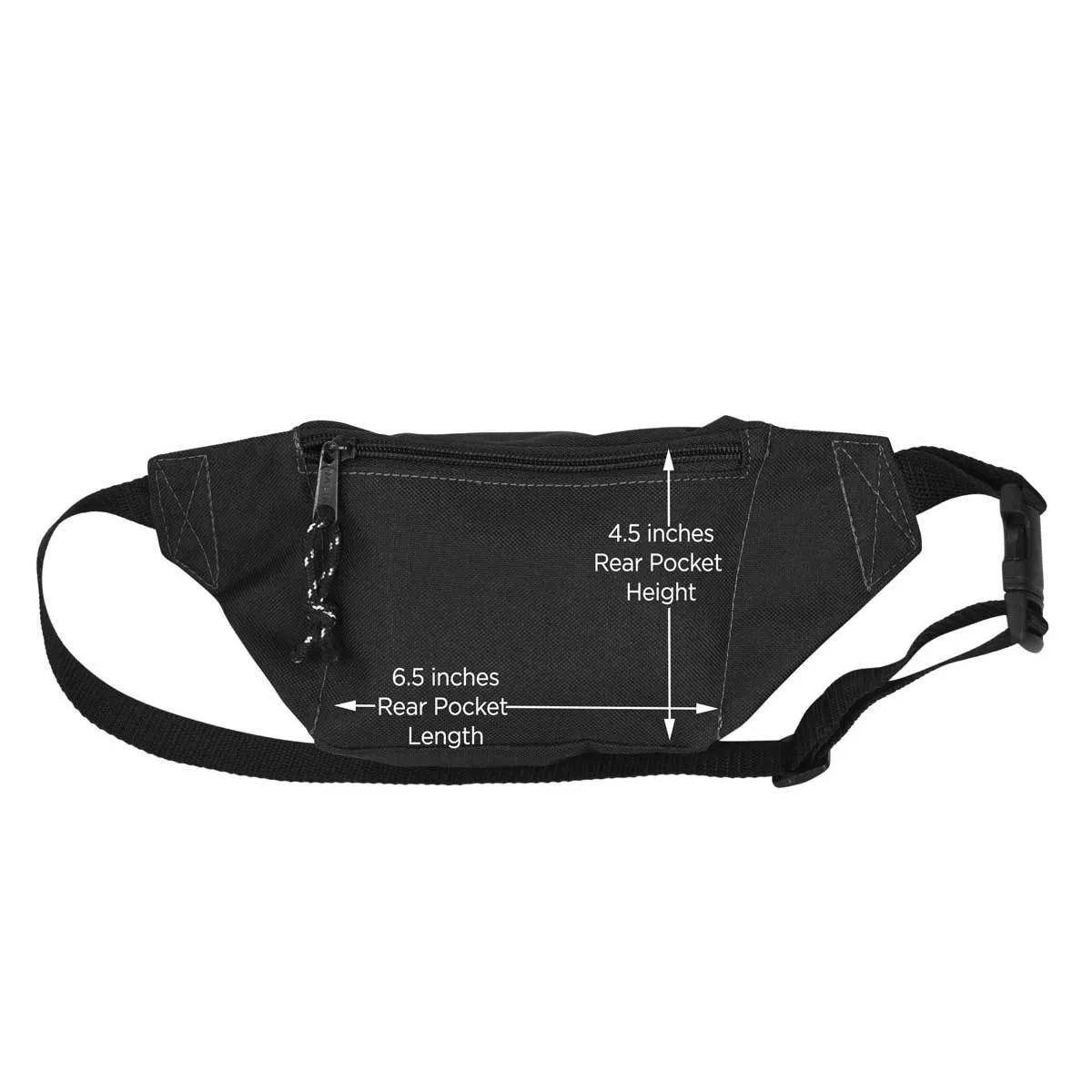 Dalix Small Fanny Pack Waist Pouch Travel Belt (24"-31")