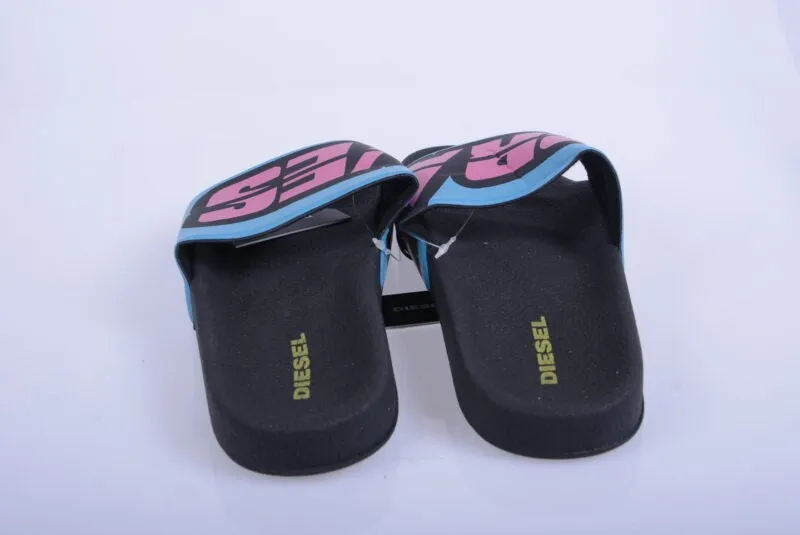 DIESEL A LOHAA P2116 Mens Sliders Slip On Beach Slippers Flip Flops Pool Sandals