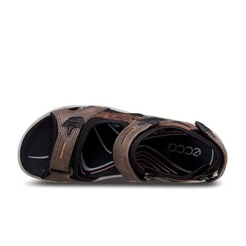 ECCO Yucatan Active Sandal (Men) - Espresso/Cocoa Brown/Black