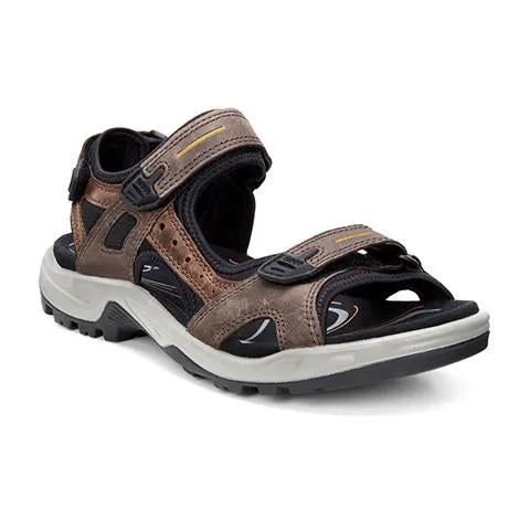 ECCO Yucatan Active Sandal (Men) - Espresso/Cocoa Brown/Black