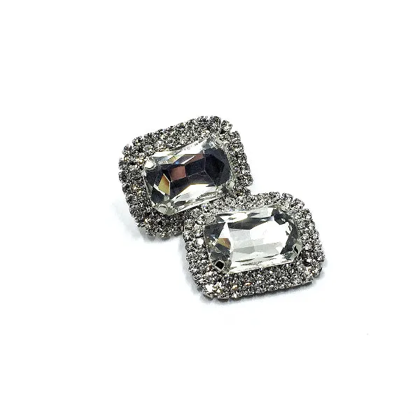 Fashion Crystal Rhinestone Shoe Clip