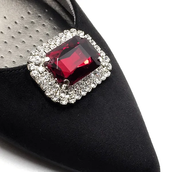 Fashion Crystal Rhinestone Shoe Clip