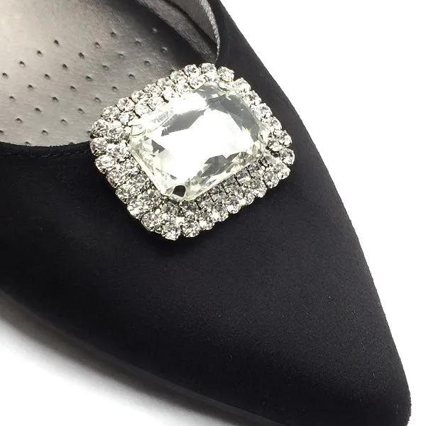 Fashion Crystal Rhinestone Shoe Clip