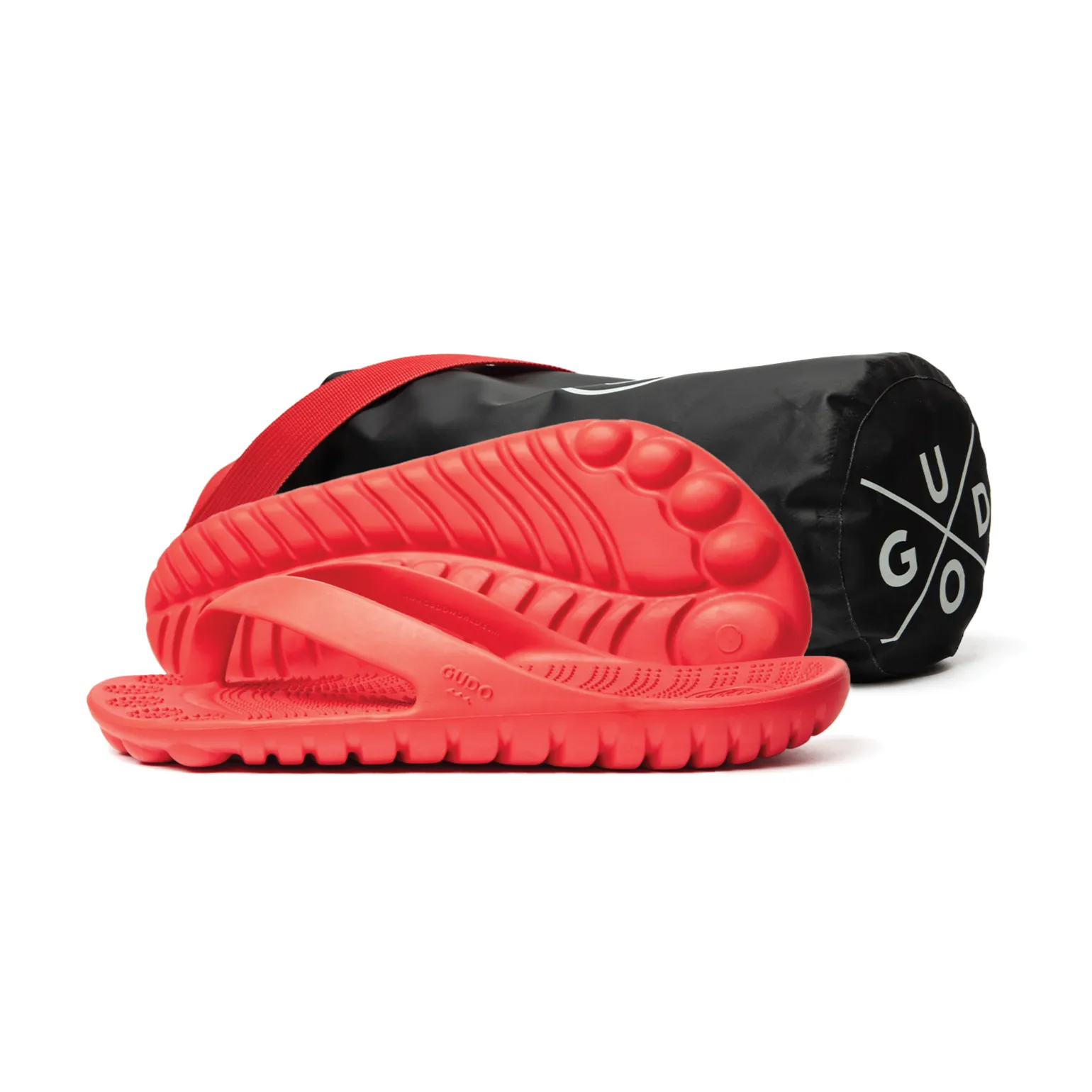 Fire Red Flip-Flops   Drybag