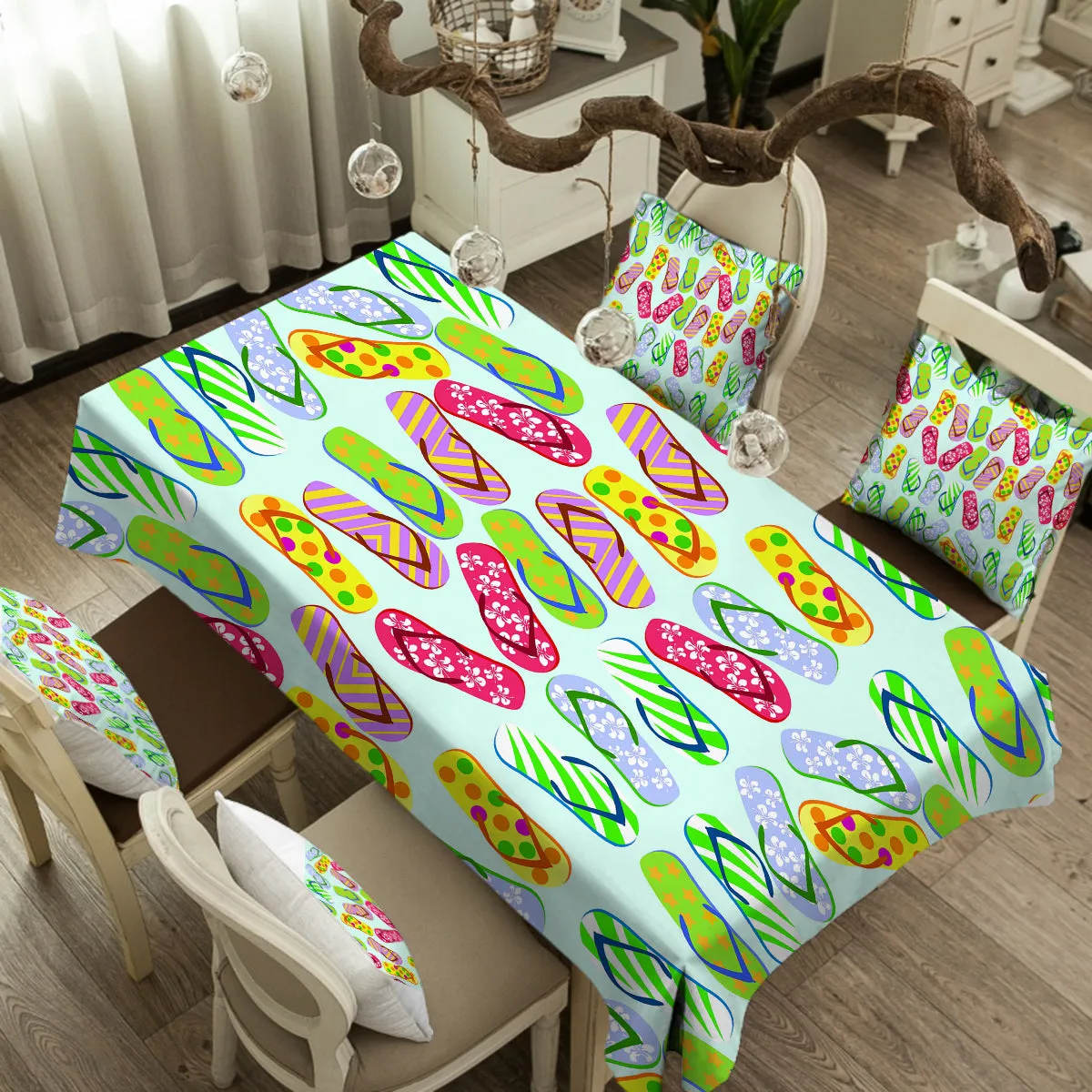 Flip Flop Kinda Girl Tablecloth