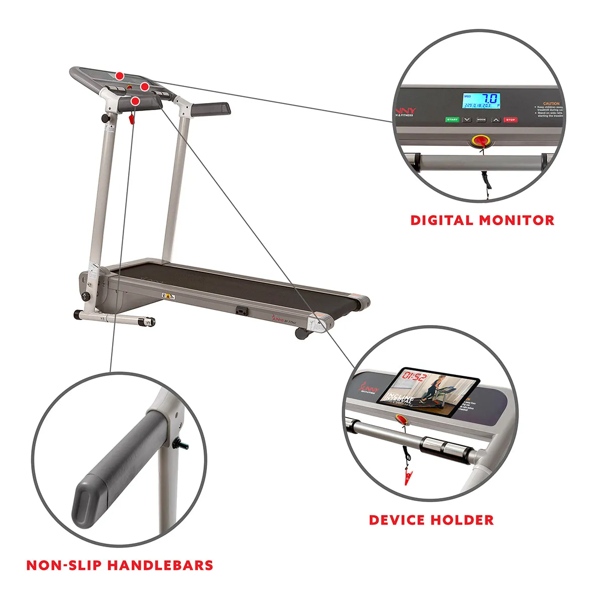 Foldable Walking Compact Treadmill