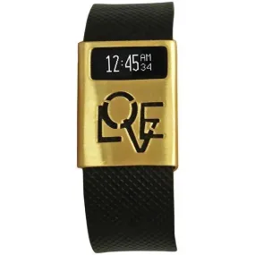 Funktional Wearables LOVERULCOVER-BRGLD Love Rules Cover for Fitbit Charge-Charge HR (Brushed Gold)