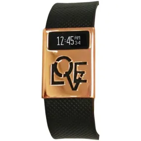 Funktional Wearables LOVERULCOVER-ROSE Love Rules Cover for Fitbit Charge-Charge HR (Rose Gold)