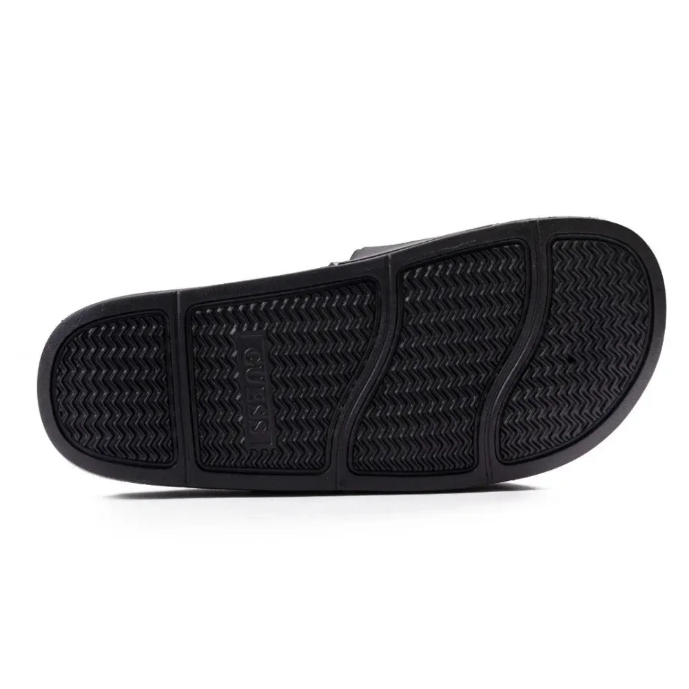 GUESS Signature Logo Slide Men - BLK