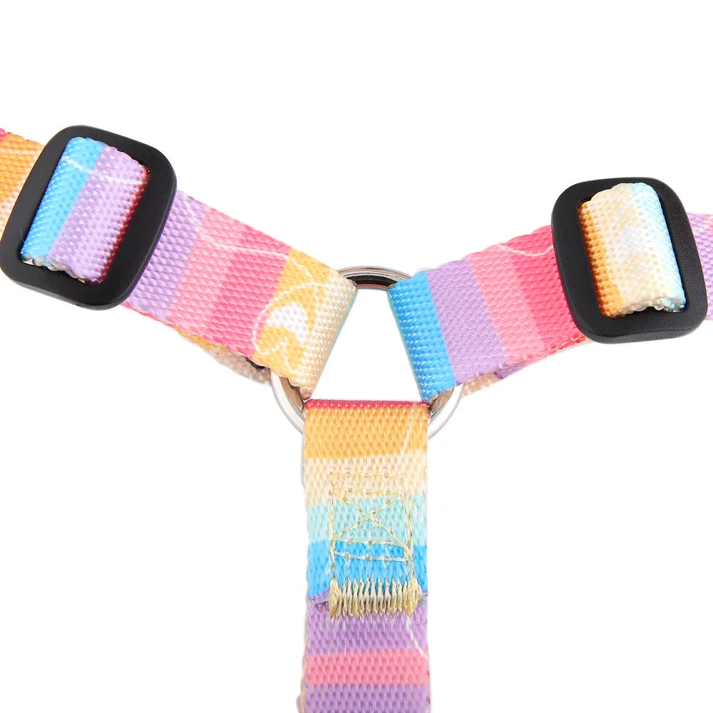 Happy Faces Dog Harness | Glow-in-the-Dark | Paws of Pride Collection | Toy Doggie