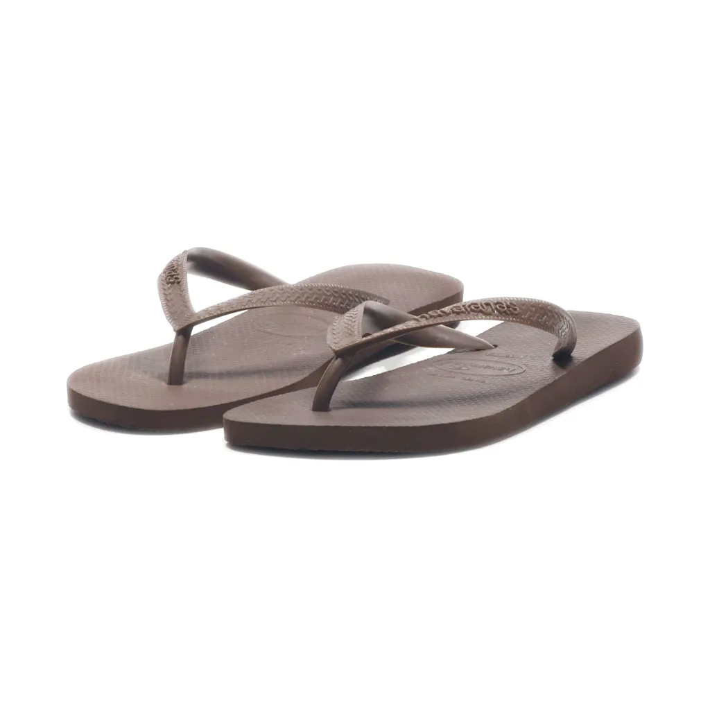 Havaianas Slippers Rubber Brown Colour For Men