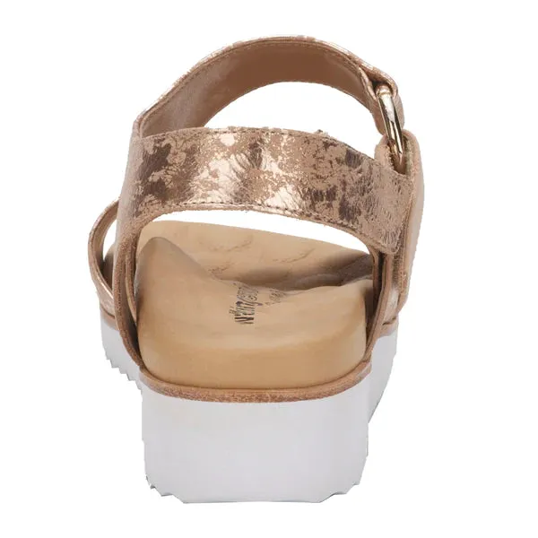 Huntley Taupe Wedge Sandals