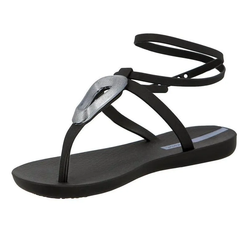 Ipanema Hera Hoop Thong Sandals - Black