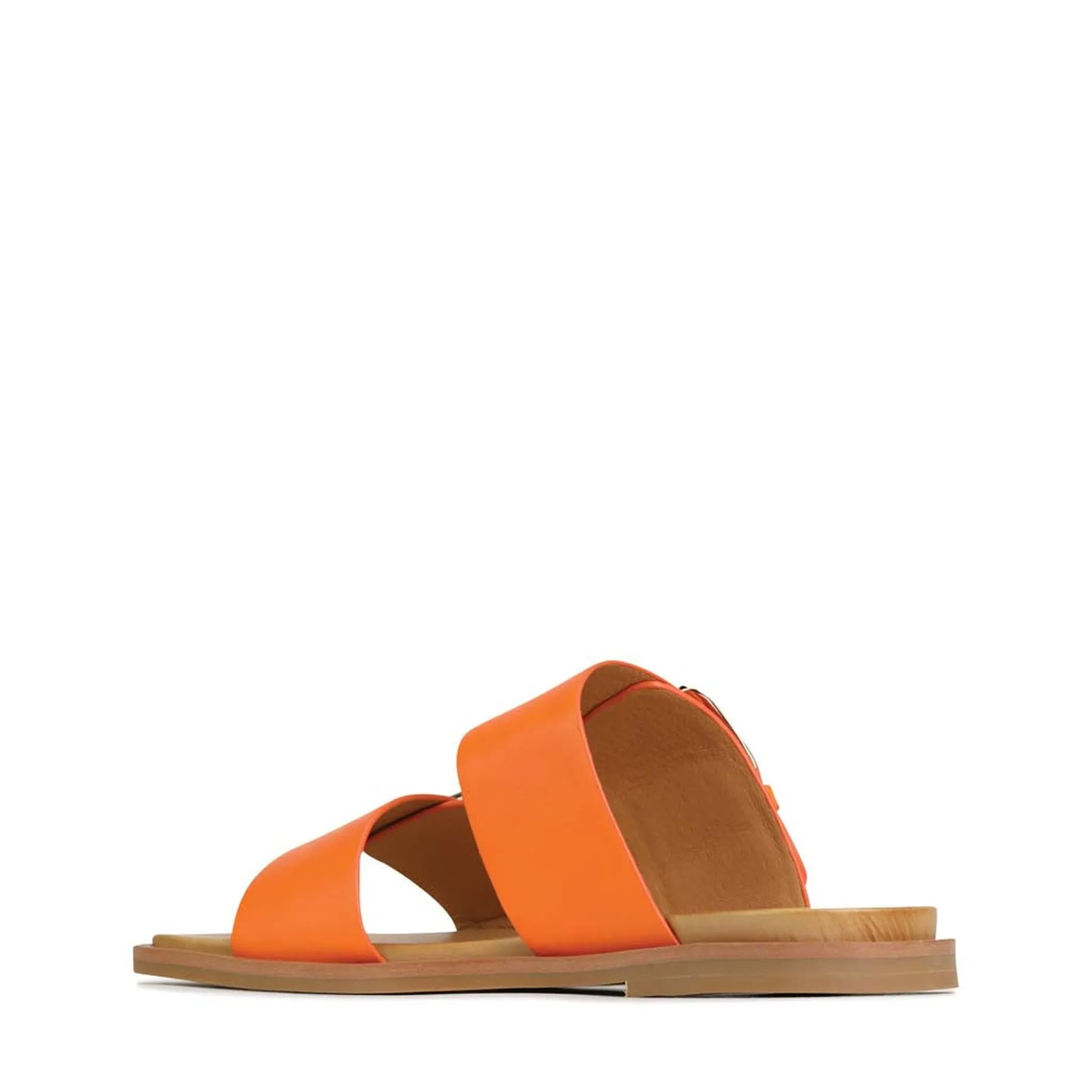 JETT DOUBLE STRAP SLIDE SANDALS LEATHER