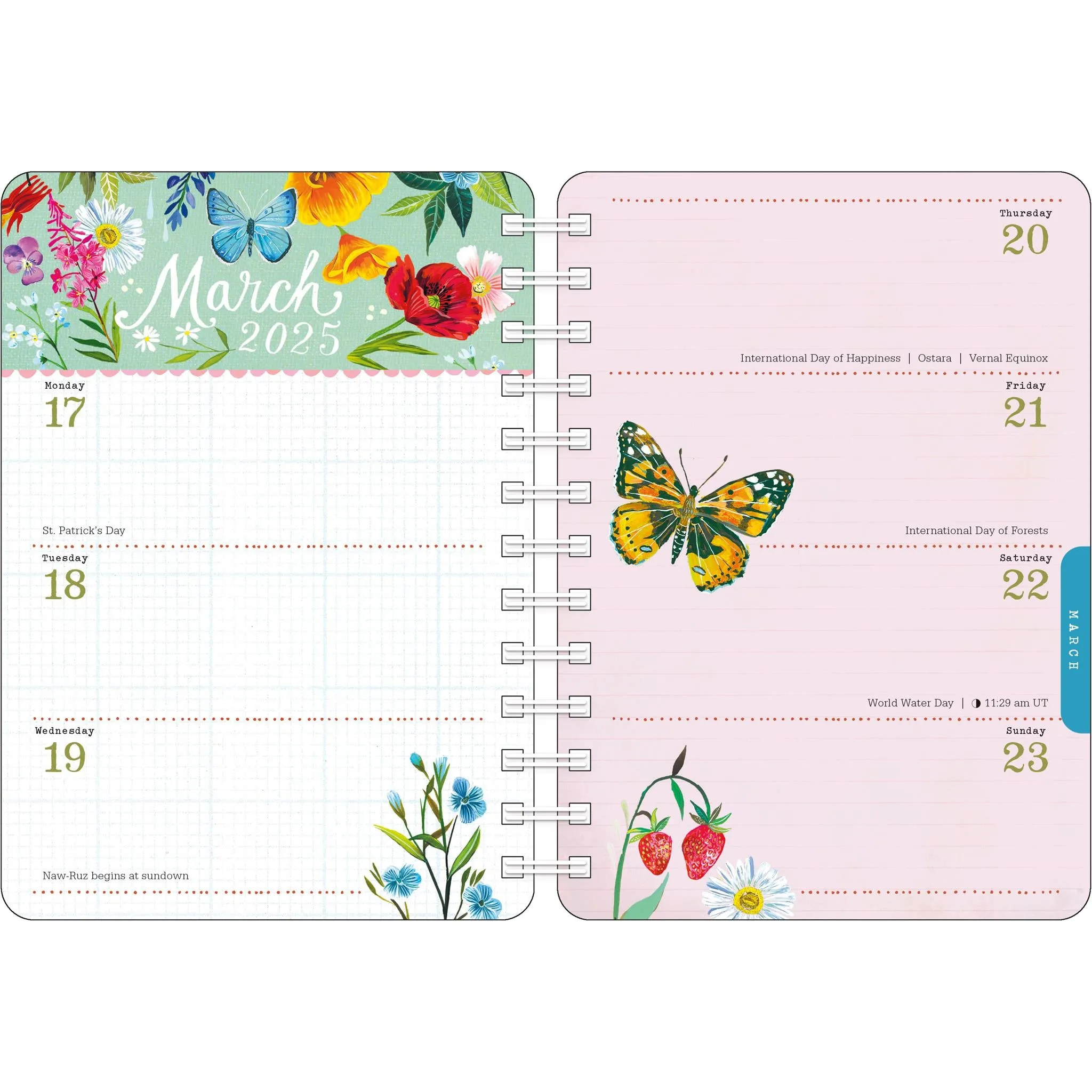 Katie Daisy Wild Beauty Planner 2025 Calendar