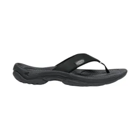 KEEN Women's Kona Leather Flip Flop - Black/Vapor