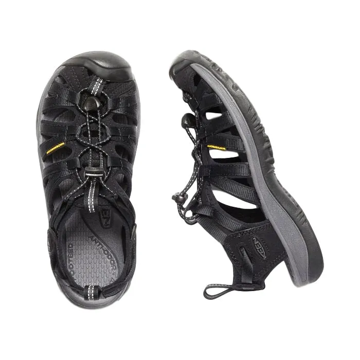 Keen Womens Whisper Black Sandal Discounted