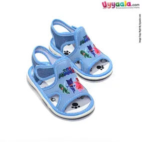 Kids Collection Let's go Chu-Chu  Sandals PJ Masks Print - Light Blue