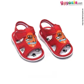 Kids Collection Let's go Chu-Chu Sandals Zuma Dog Model, Red