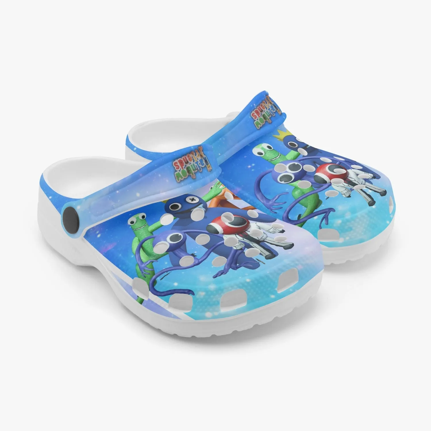 Kids Rainbow Friends Clogs Blue