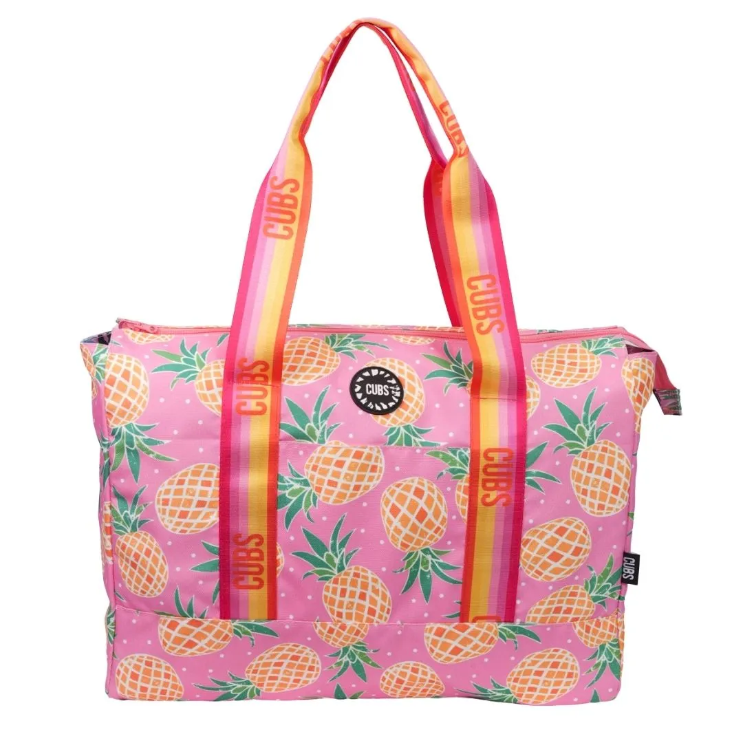 Leaves & Pineapples Double Face Tote Bag