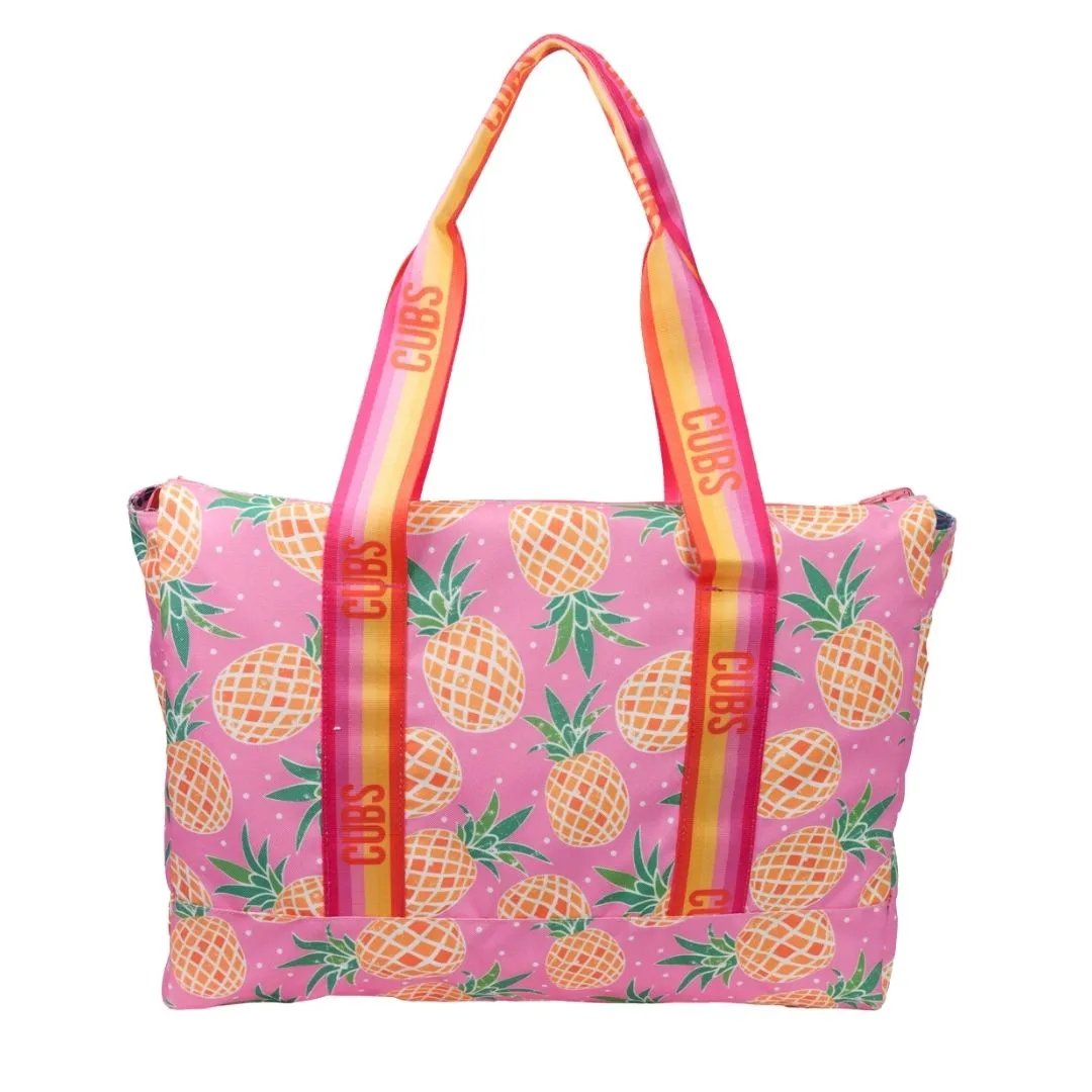 Leaves & Pineapples Double Face Tote Bag