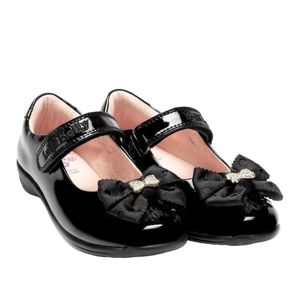 Lelli Kelly Girls Shoe Emma Black Patent