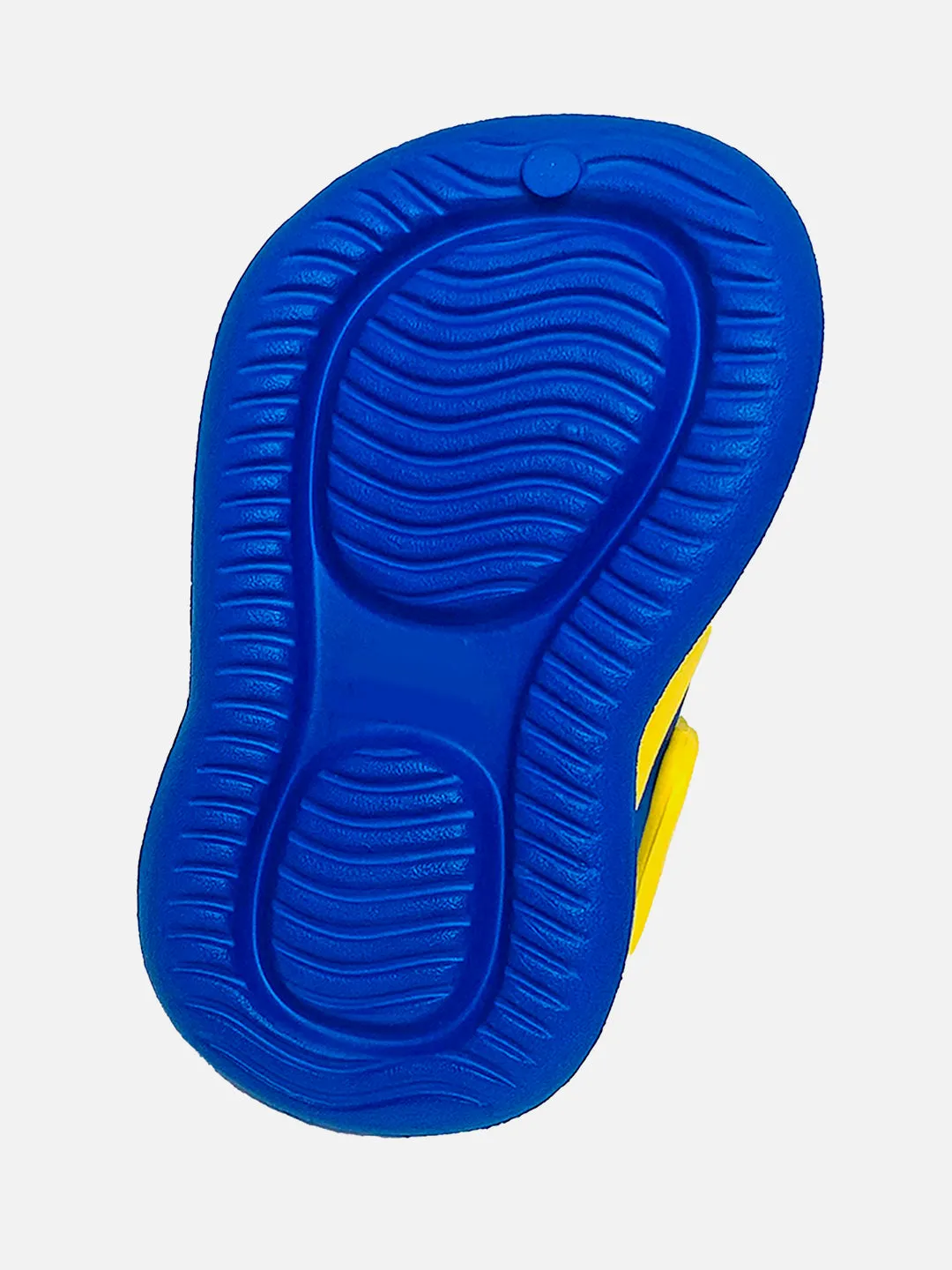 Little Surprise Box Blue & Yellow spinning rocket Slip on Clogs/Footwear for Toddlers & Kids