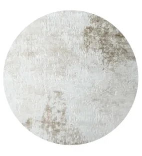 Mayfair Abstract Cream Round Rug