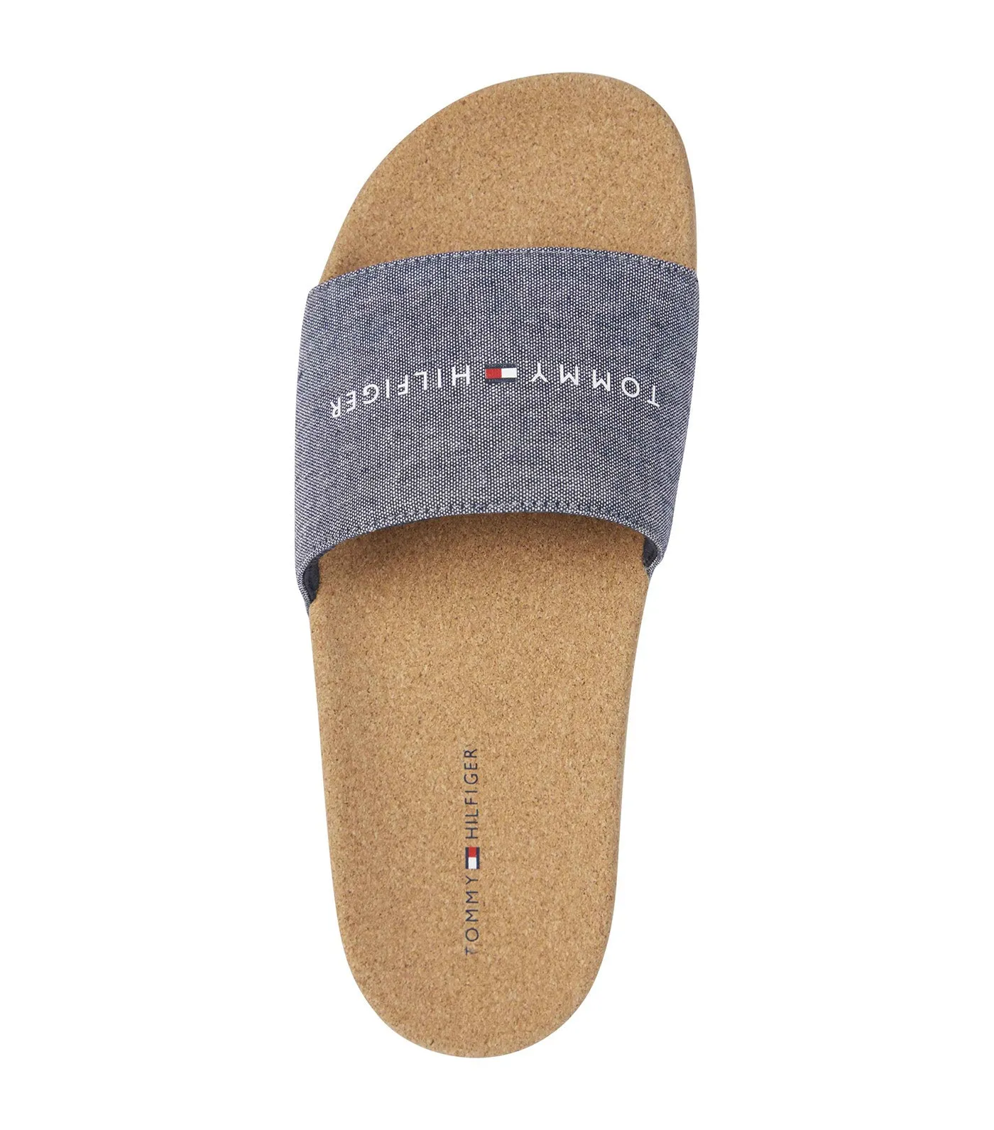 Men's Cork Pool Slide Navy