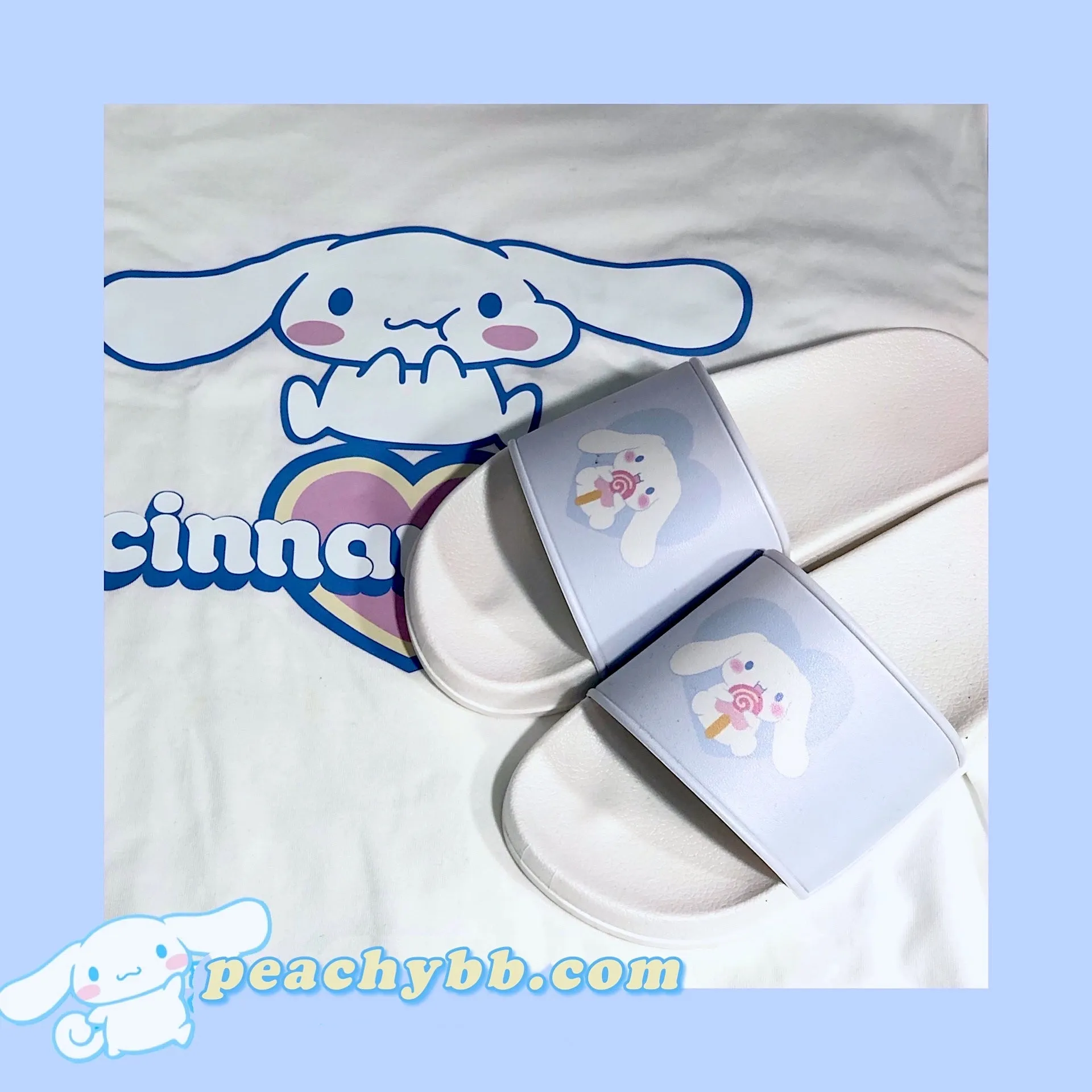 My Melody Cinnamoroll Inspired Kawaii Summer Pool Slippers