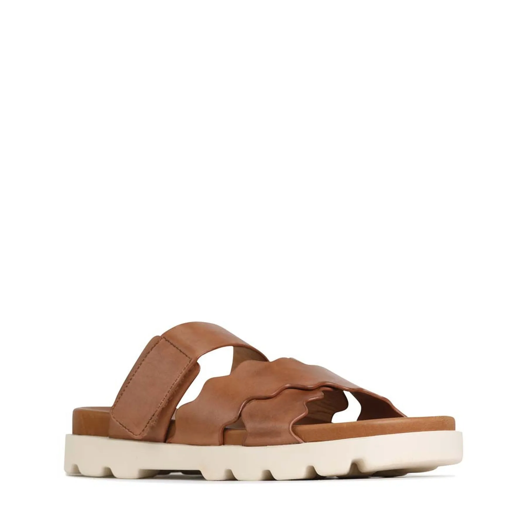 NISSA SLIDE SANDALS LEATHER