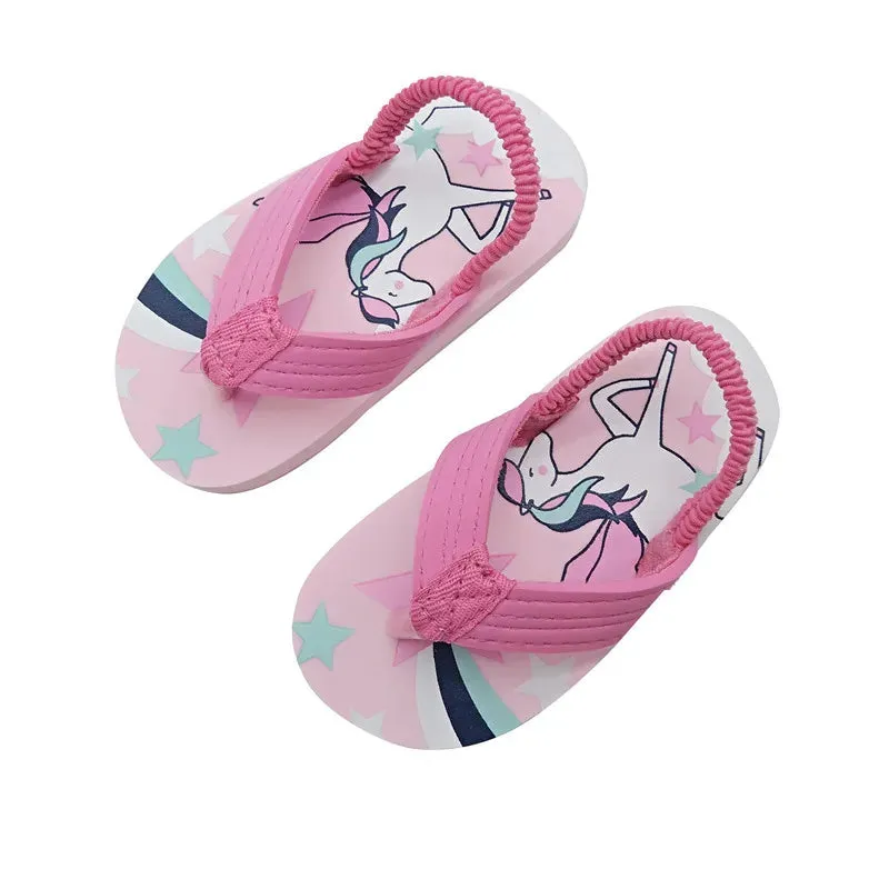 Outdoor Open Toe Kids Slippers Summer Sandal Children Flip-flops Boy Girl Slipper Beach Shoe New Baby Flip-flops Sports Sandals