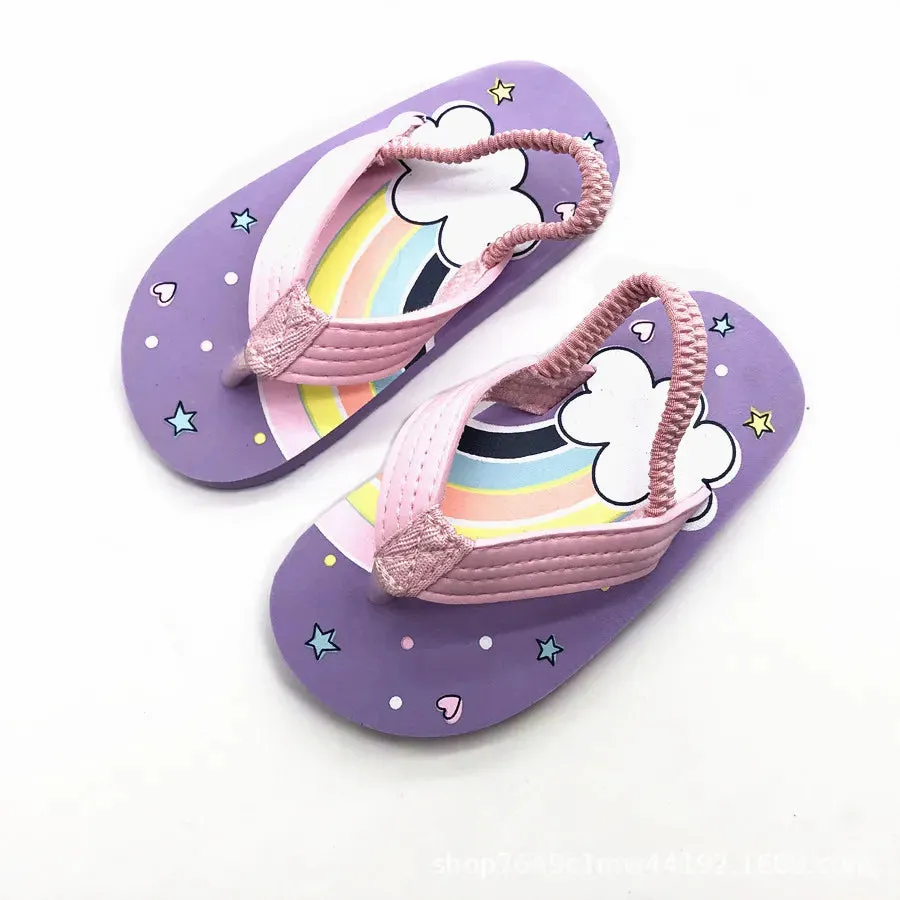 Outdoor Open Toe Kids Slippers Summer Sandal Children Flip-flops Boy Girl Slipper Beach Shoe New Baby Flip-flops Sports Sandals