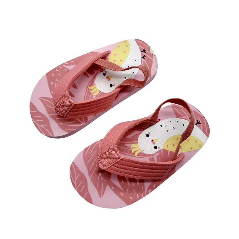 Outdoor Open Toe Kids Slippers Summer Sandal Children Flip-flops Boy Girl Slipper Beach Shoe New Baby Flip-flops Sports Sandals