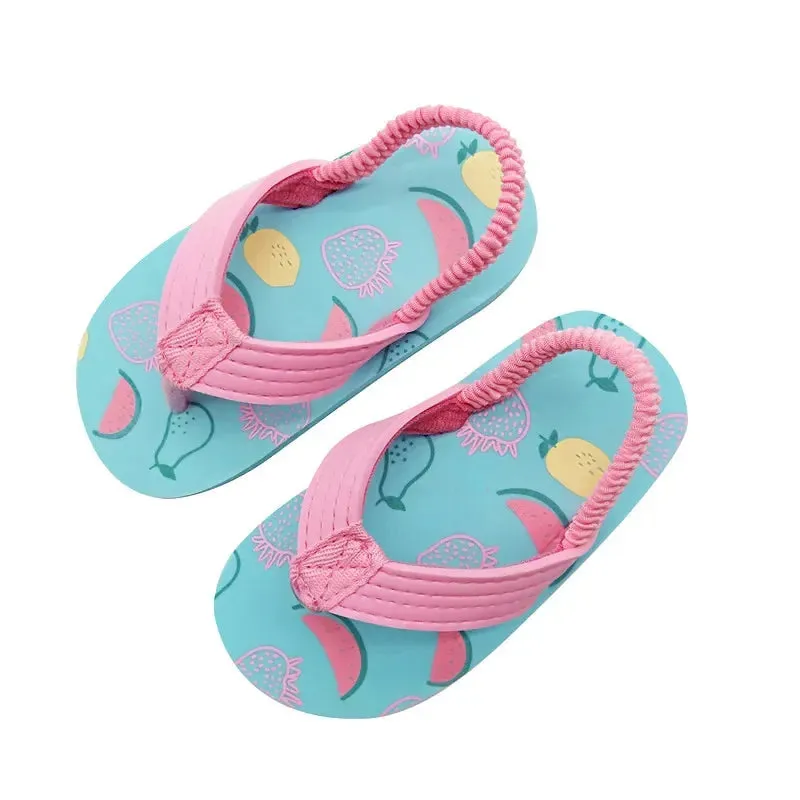 Outdoor Open Toe Kids Slippers Summer Sandal Children Flip-flops Boy Girl Slipper Beach Shoe New Baby Flip-flops Sports Sandals