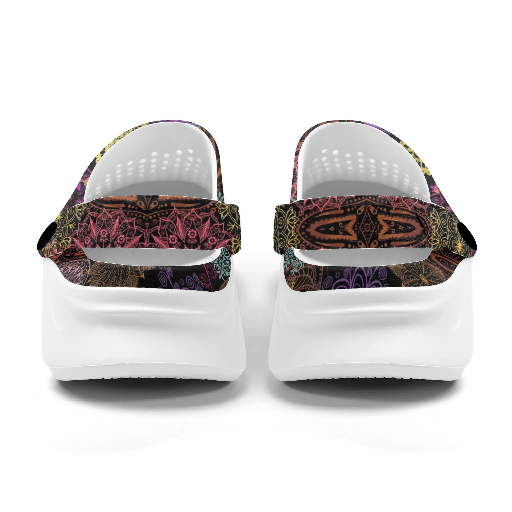 Paisley Mist Womens Lightweight EVA Summer Beach Hollow Out Sandals