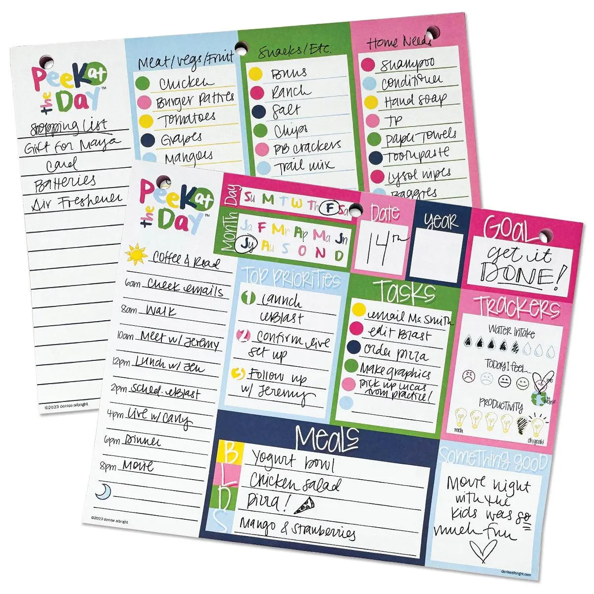 Peek at the Day™ Planner Pad