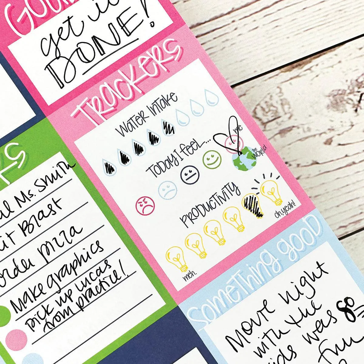 Peek at the Day™ Planner Pad