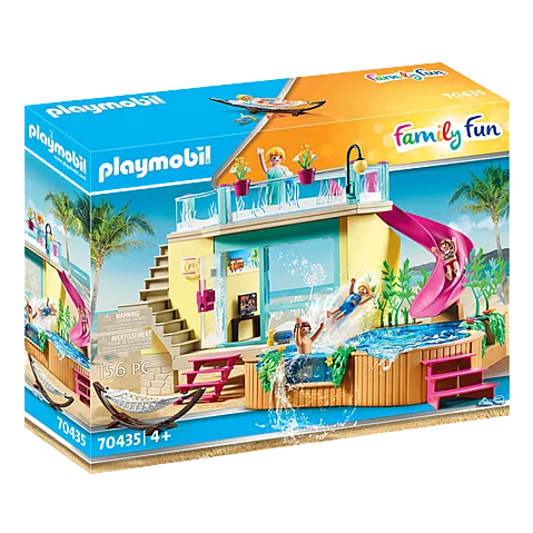 Playmobil Bungalow with Pool