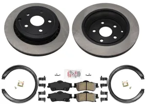 Rear Disc Brake Rotors Brake Pad for Chevrolet Caprice 2011-17 Police Package