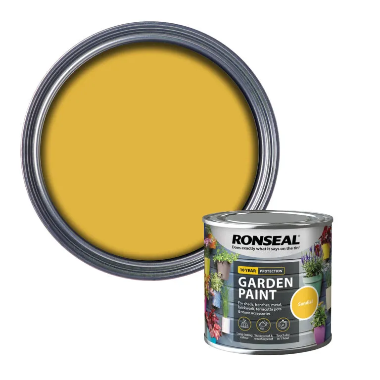 Ronseal Garden Paint - Sundial 250ml