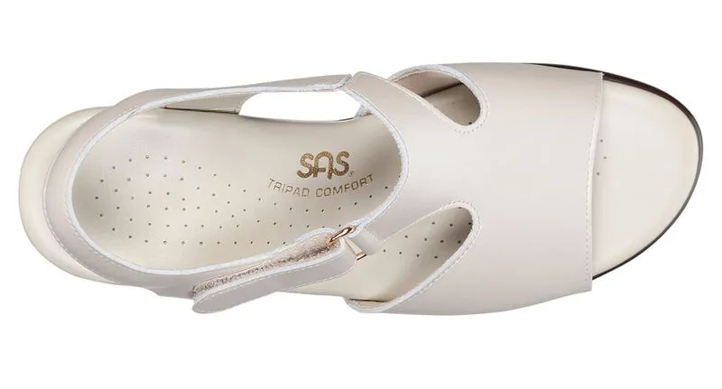 SAS Women's Suntimer Heel Sandal PEARL BONE