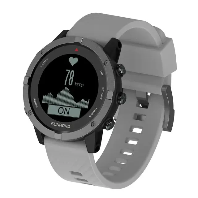 SUNROAD Men's Sports Watch: GPS Positioning, Multi-Sport Data Analysis, Waterproof, Mobile Sync