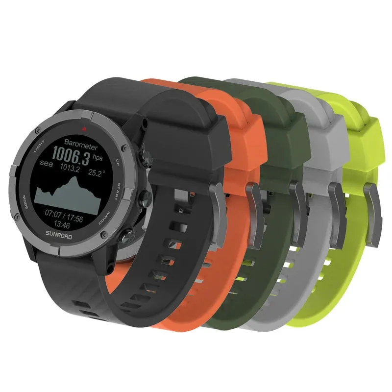 SUNROAD Men's Sports Watch: GPS Positioning, Multi-Sport Data Analysis, Waterproof, Mobile Sync