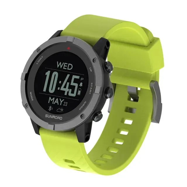 SUNROAD Men's Sports Watch: GPS Positioning, Multi-Sport Data Analysis, Waterproof, Mobile Sync